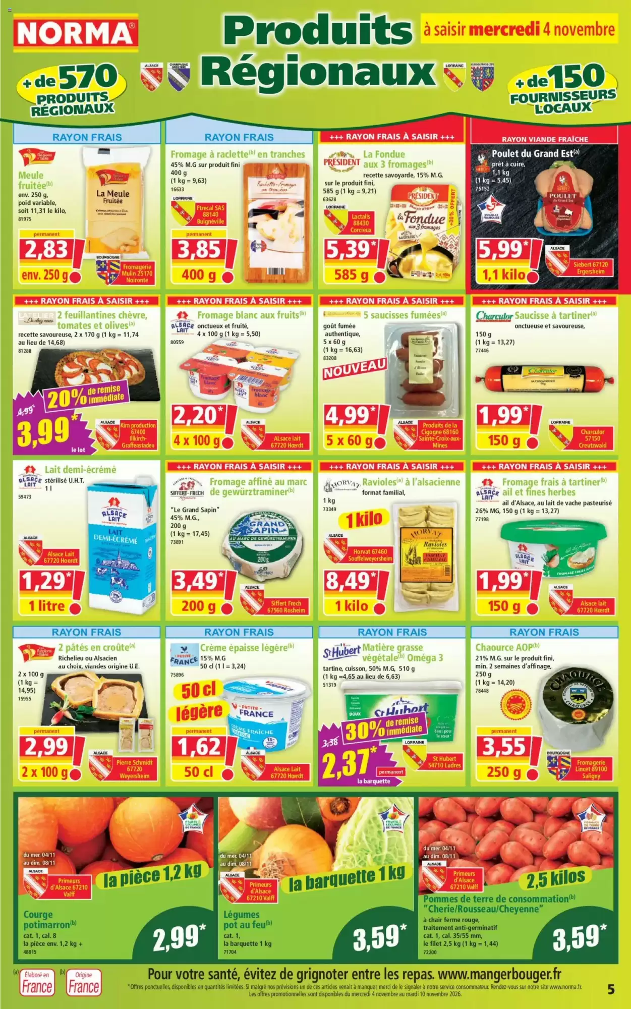 Prospectus promotionnel Norma valable à partir du 04/11/2026 - Page 5.