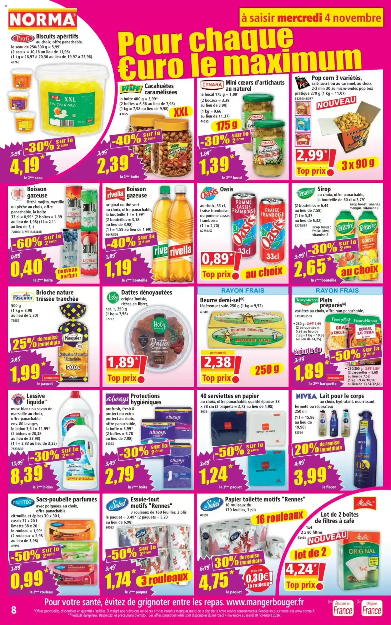 Prospectus promotionnel Norma valable à partir du 04/11/2026 - Page 8.