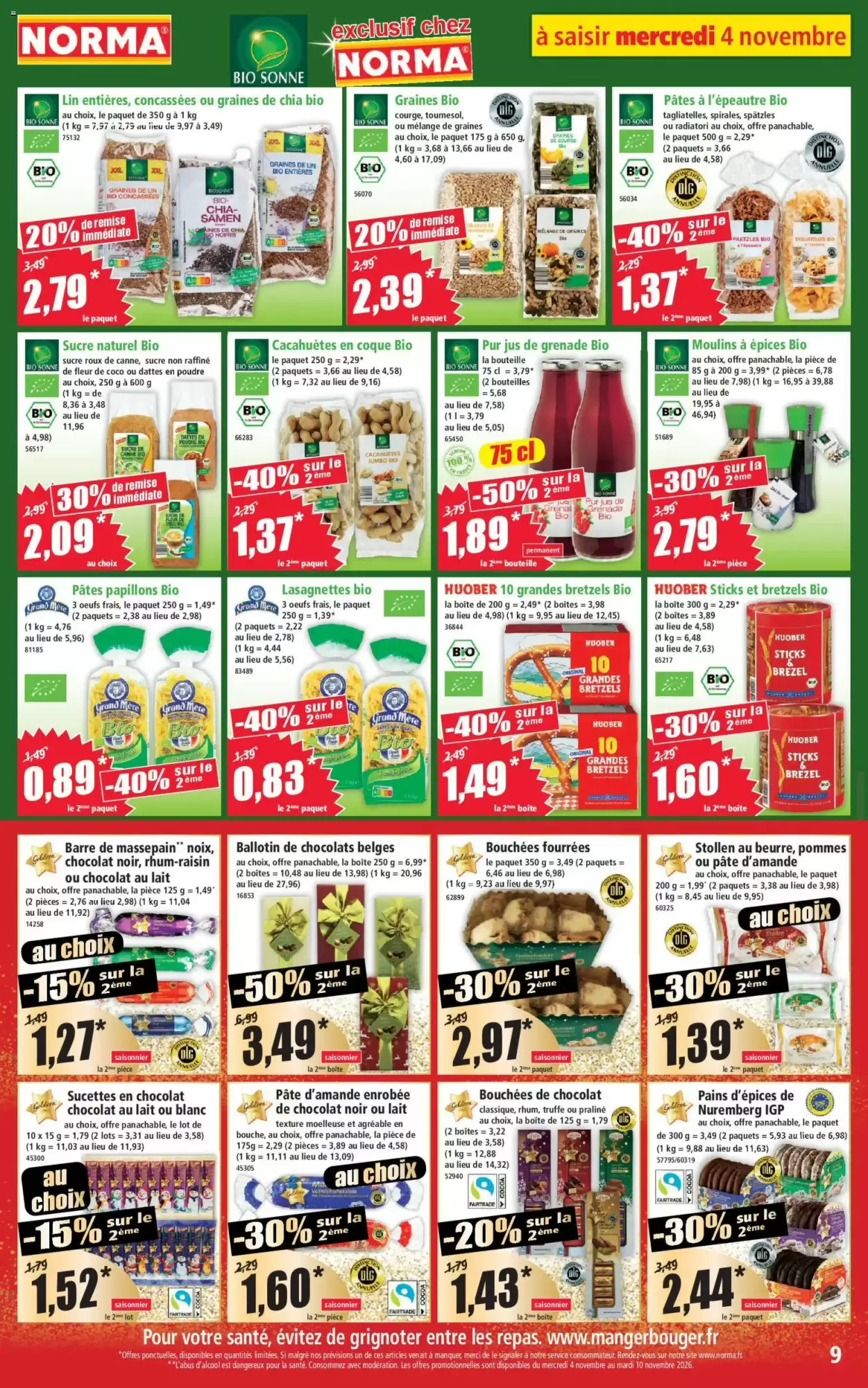 Prospectus promotionnel Norma valable à partir du 04/11/2026 - Page 9.