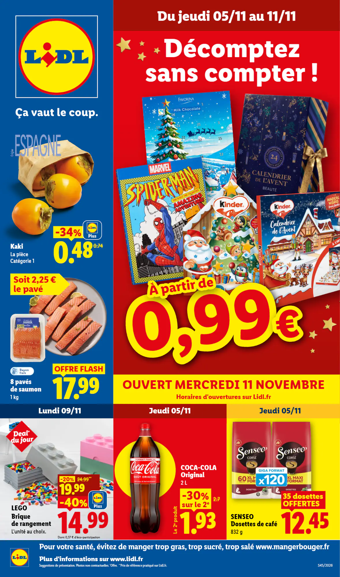 Prospectus promotionnel Lidl valable à partir du 05/11/2026 - Page 1.