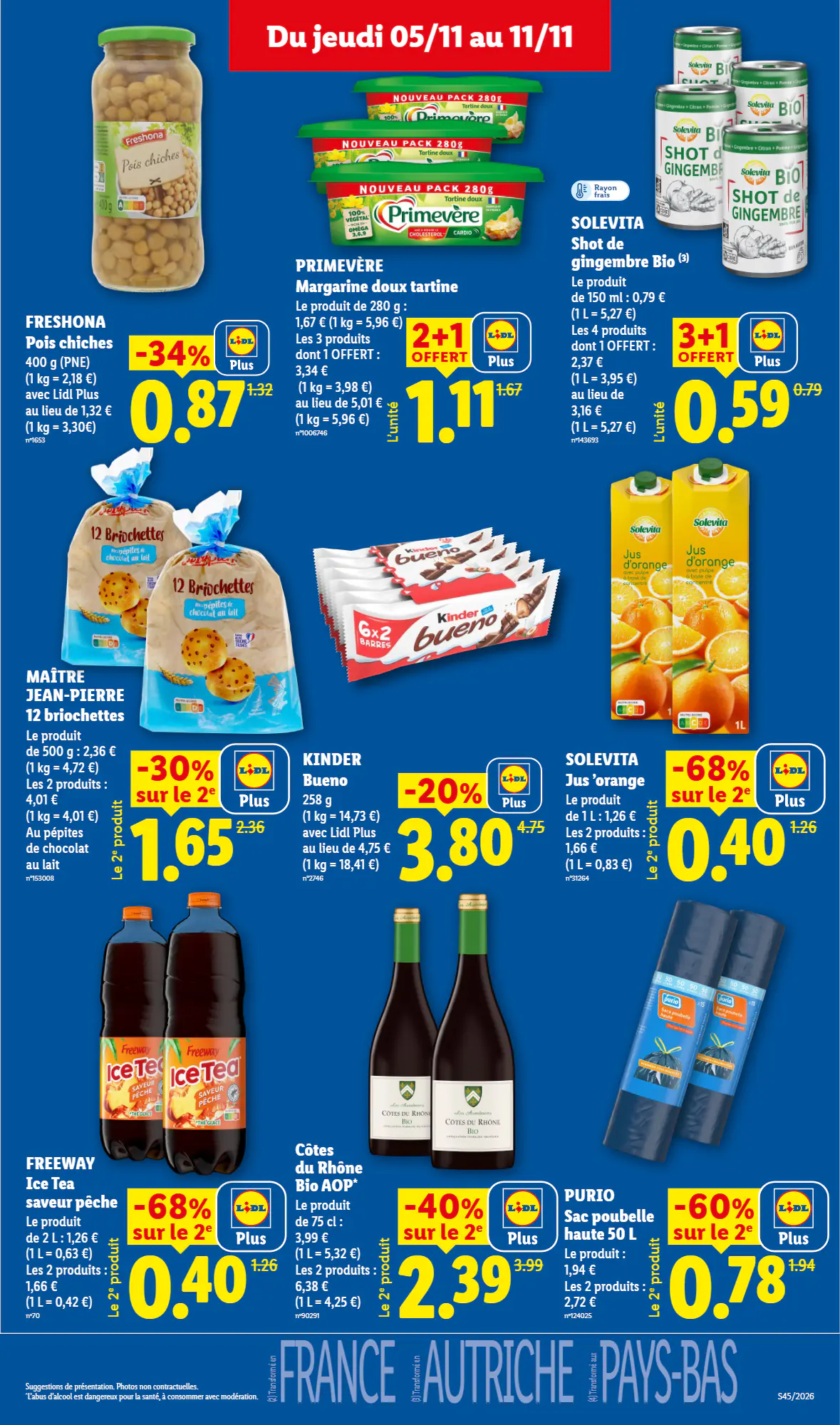 Prospectus promotionnel Lidl valable à partir du 05/11/2026 - Page 15.