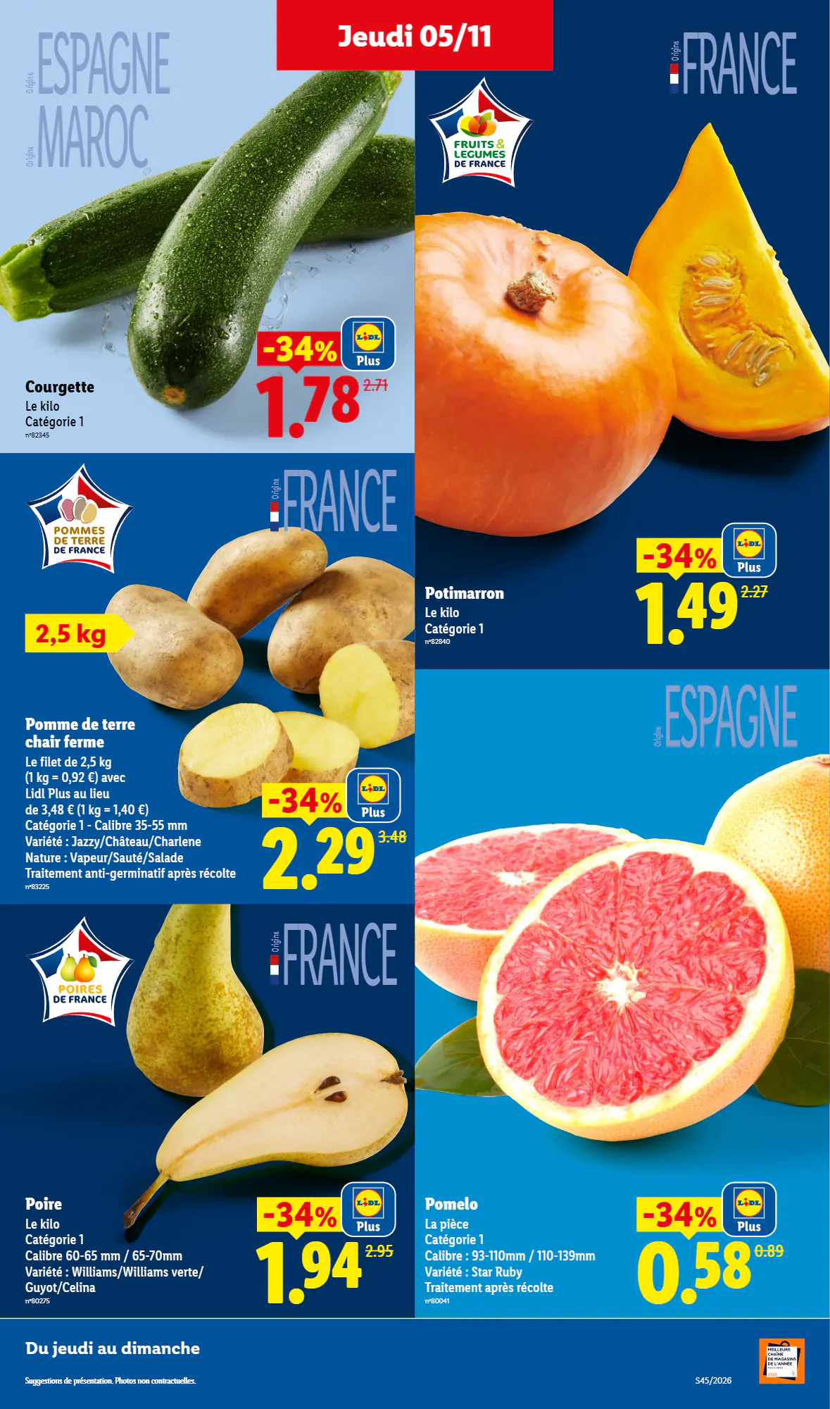 Prospectus promotionnel Lidl valable à partir du 05/11/2026 - Page 3.