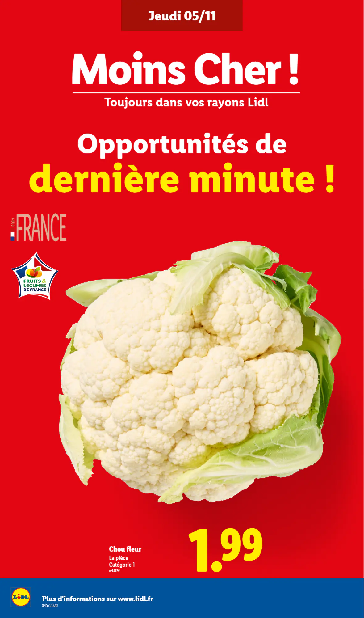Prospectus promotionnel Lidl valable à partir du 05/11/2026 - Page 4.