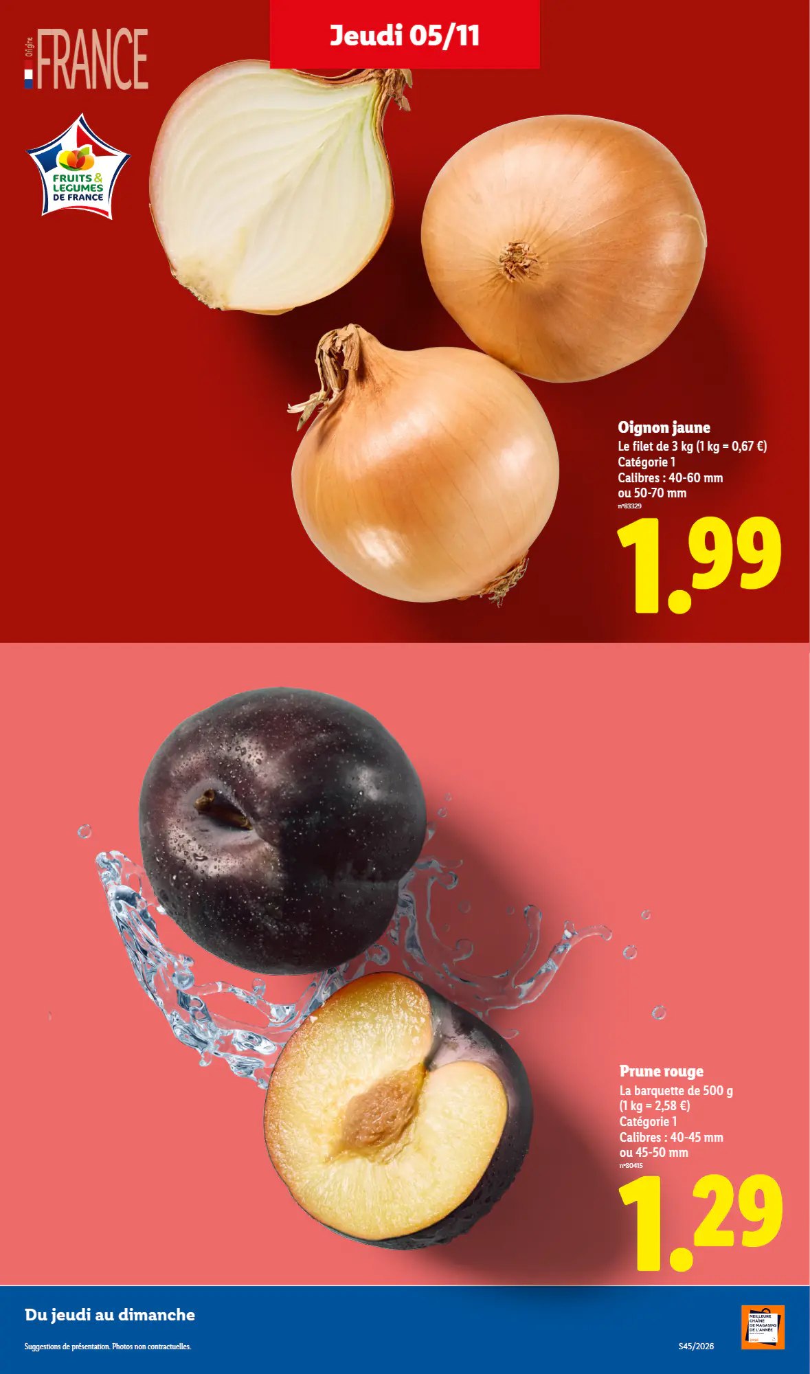 Prospectus promotionnel Lidl valable à partir du 05/11/2026 - Page 5.