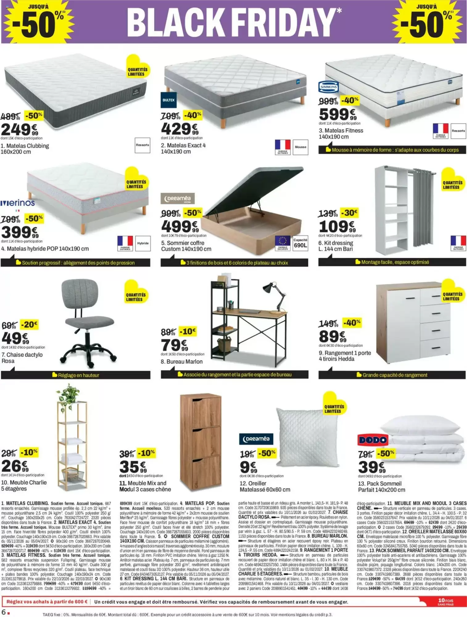Prospectus promotionnel BUT valable à partir du 10/11/2026 - Page 6.