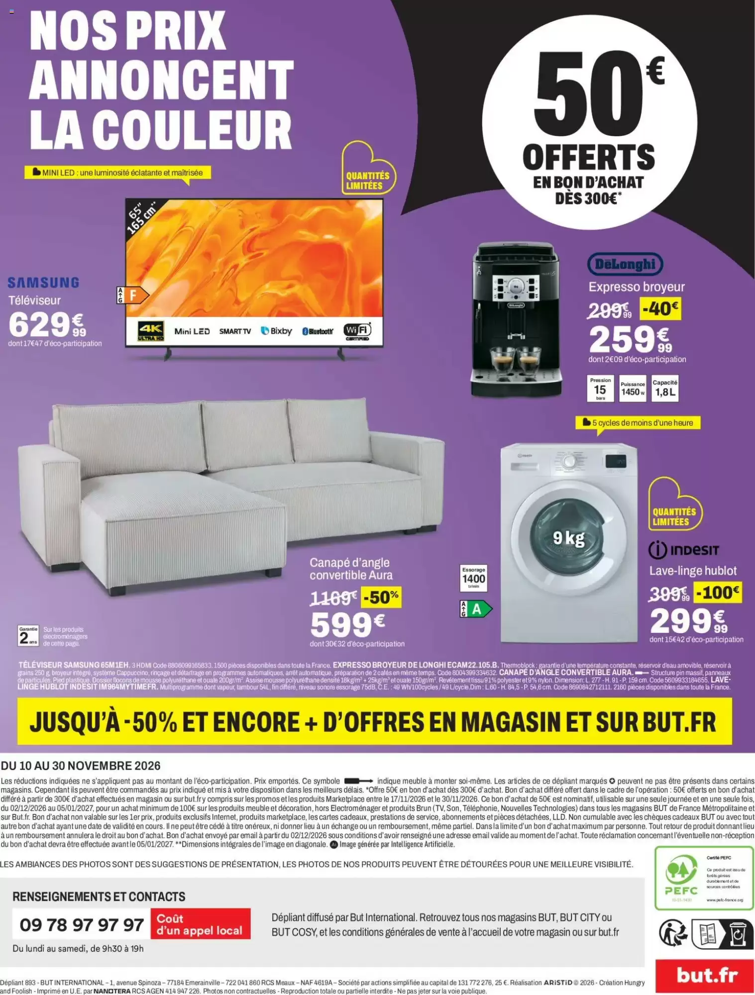 Prospectus promotionnel BUT valable à partir du 10/11/2026 - Page 8.
