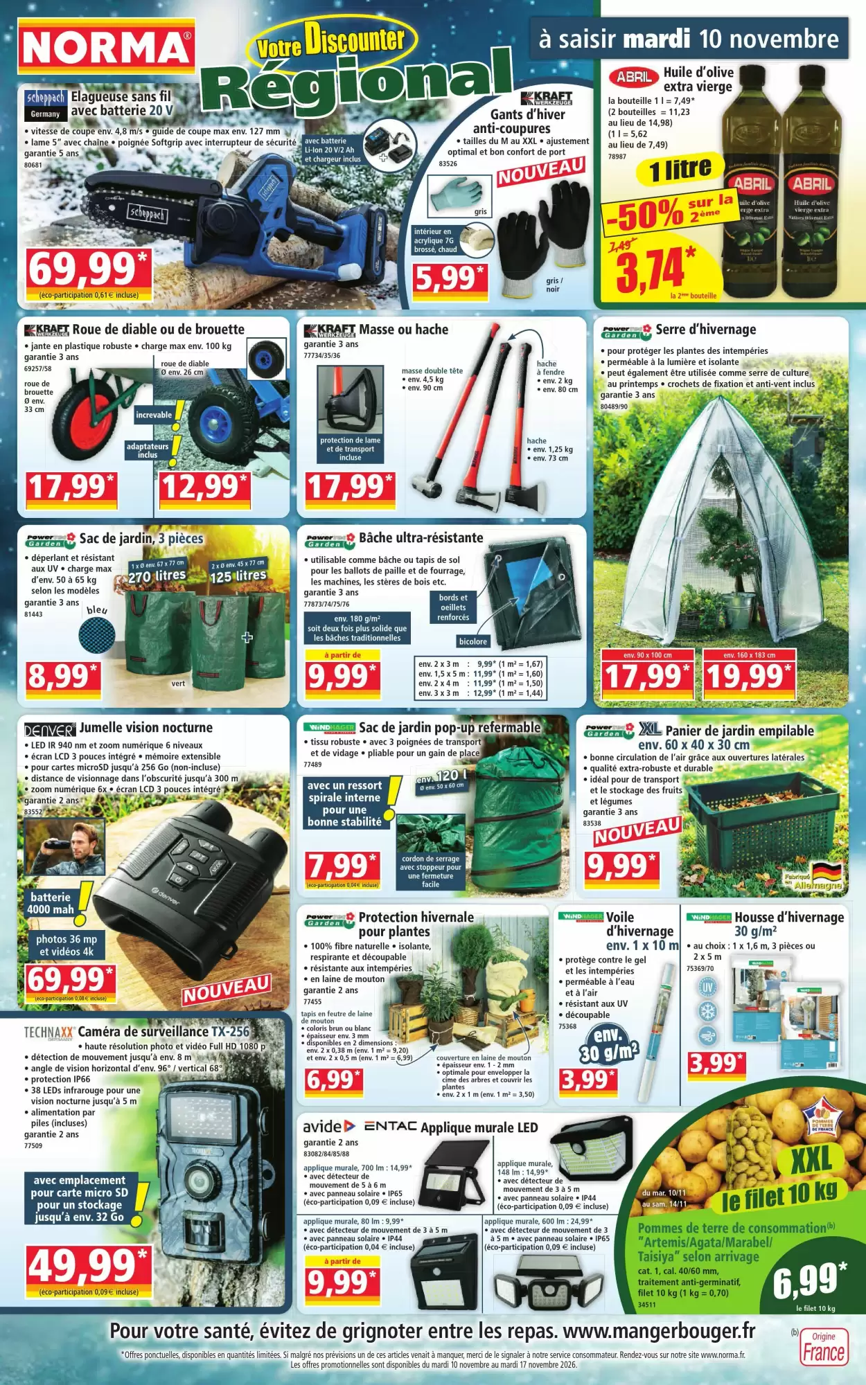 Prospectus promotionnel Norma valable à partir du 10/11/2026 - Page 1.