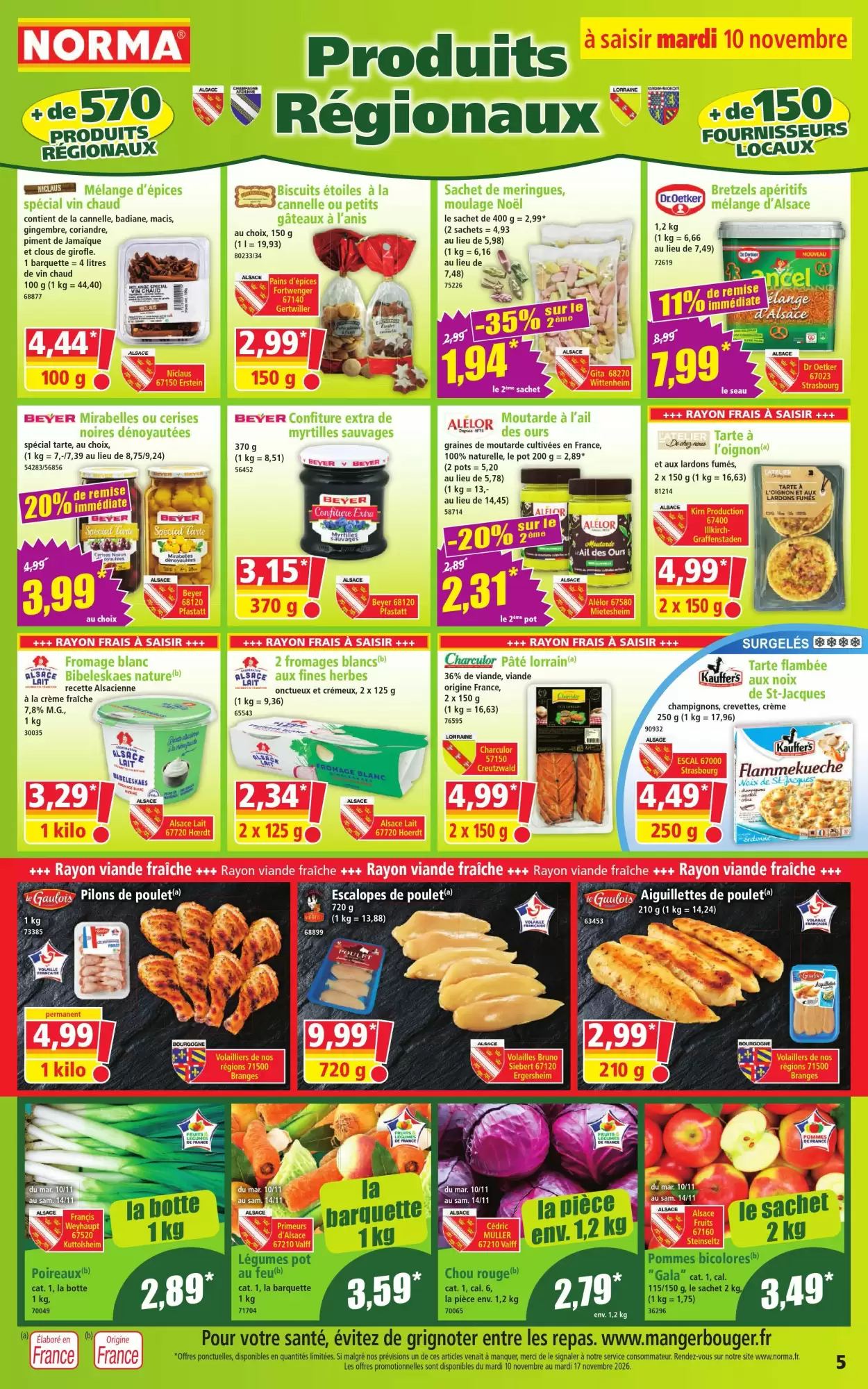 Prospectus promotionnel Norma valable à partir du 10/11/2026 - Page 5.