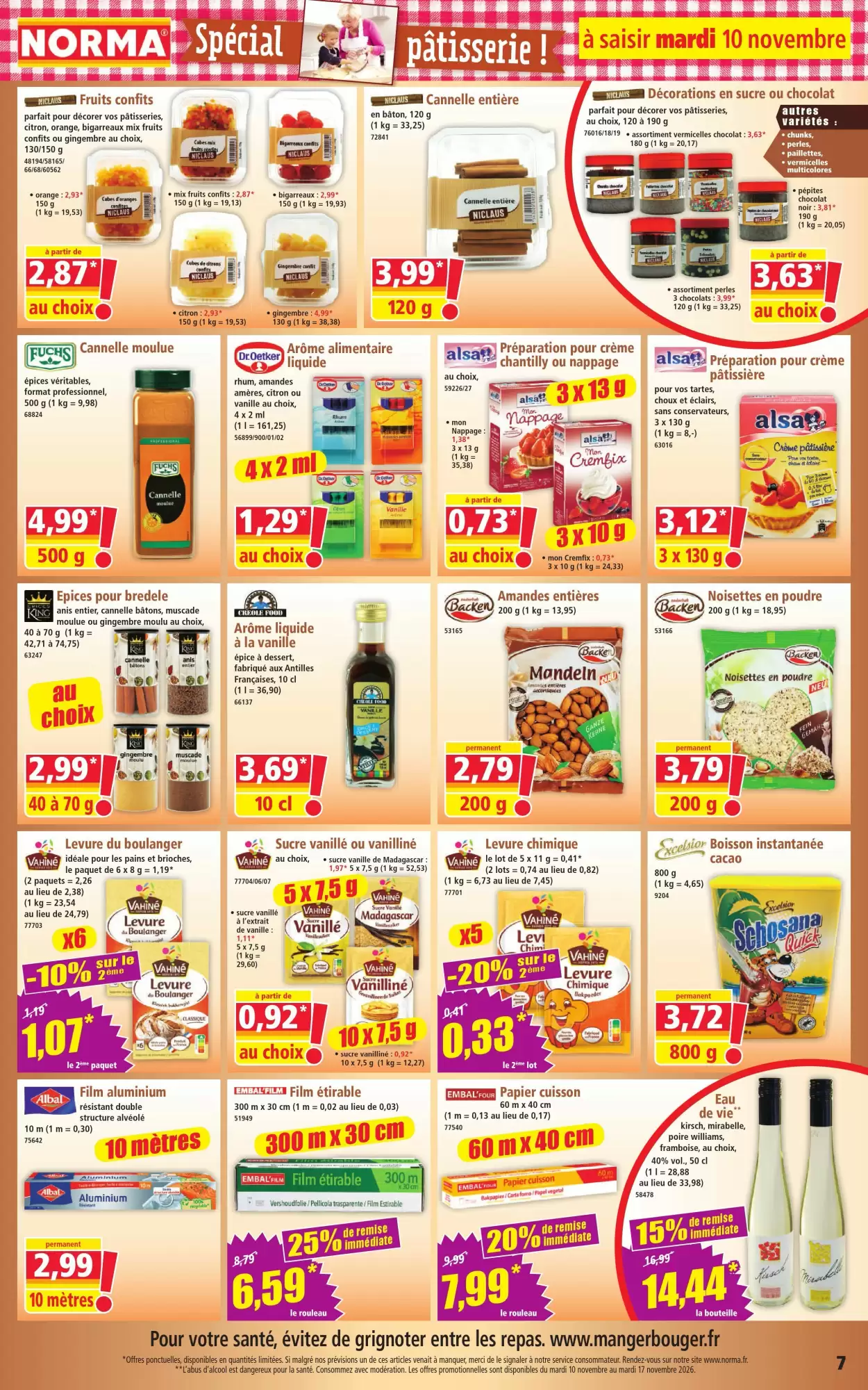 Prospectus promotionnel Norma valable à partir du 10/11/2026 - Page 7.