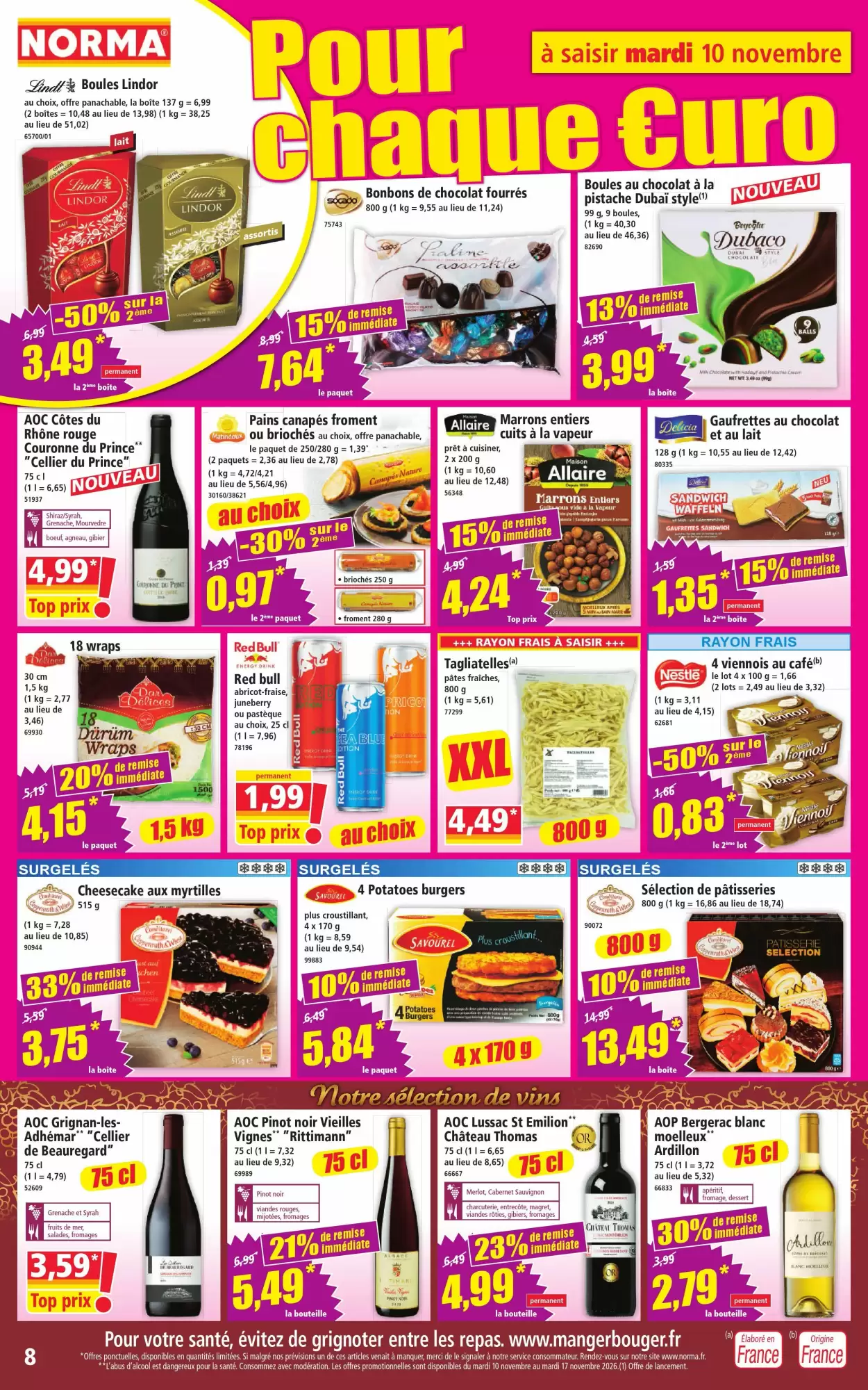 Prospectus promotionnel Norma valable à partir du 10/11/2026 - Page 8.