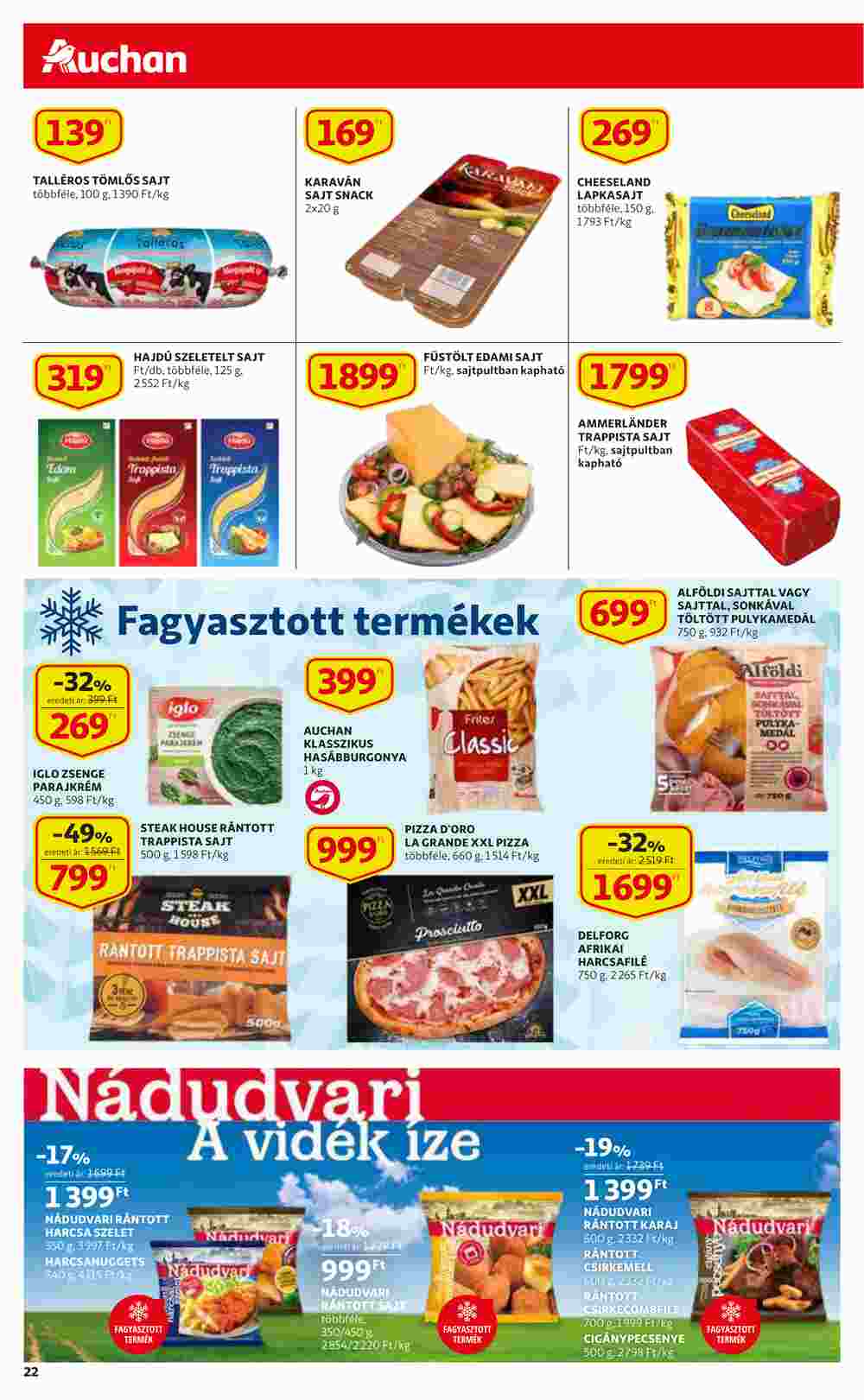 Auchan akciós újság 2021.11.18-tól - 22. oldal.