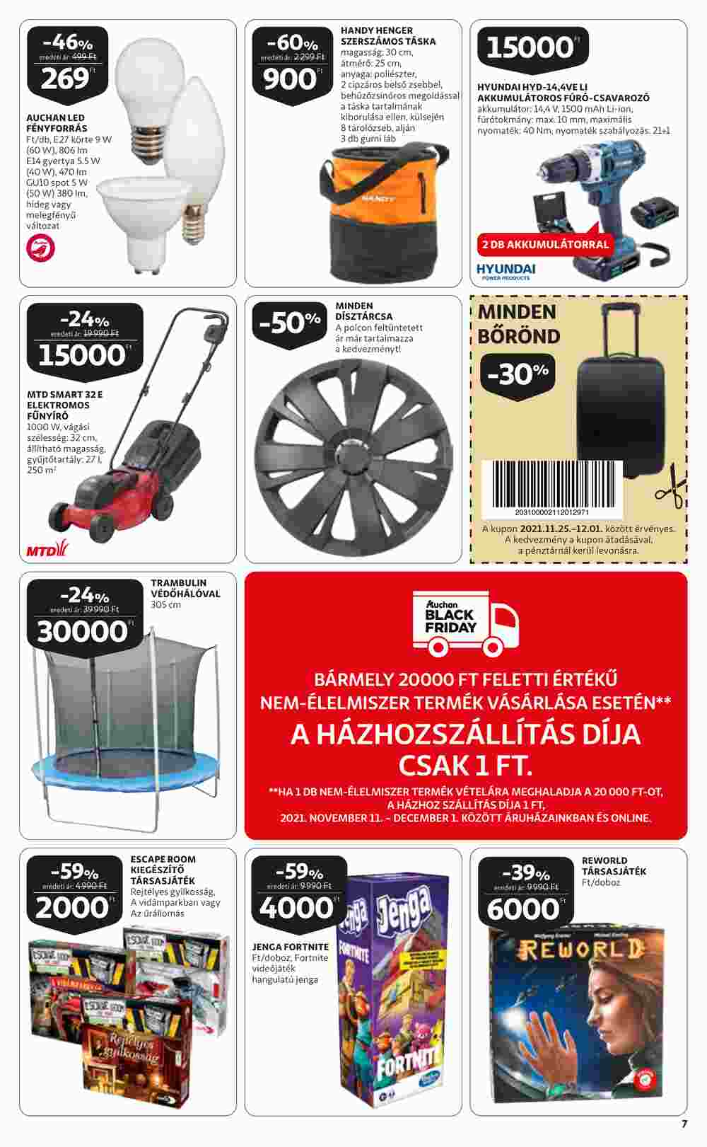 Auchan akciós újság 2021.11.25-től - 7. oldal.