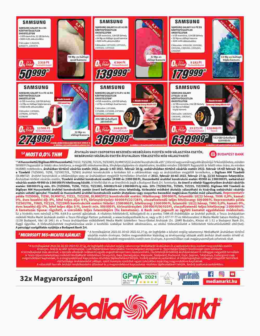 Media Markt akciós újság 2022.02.16-tól - 8. oldal.
