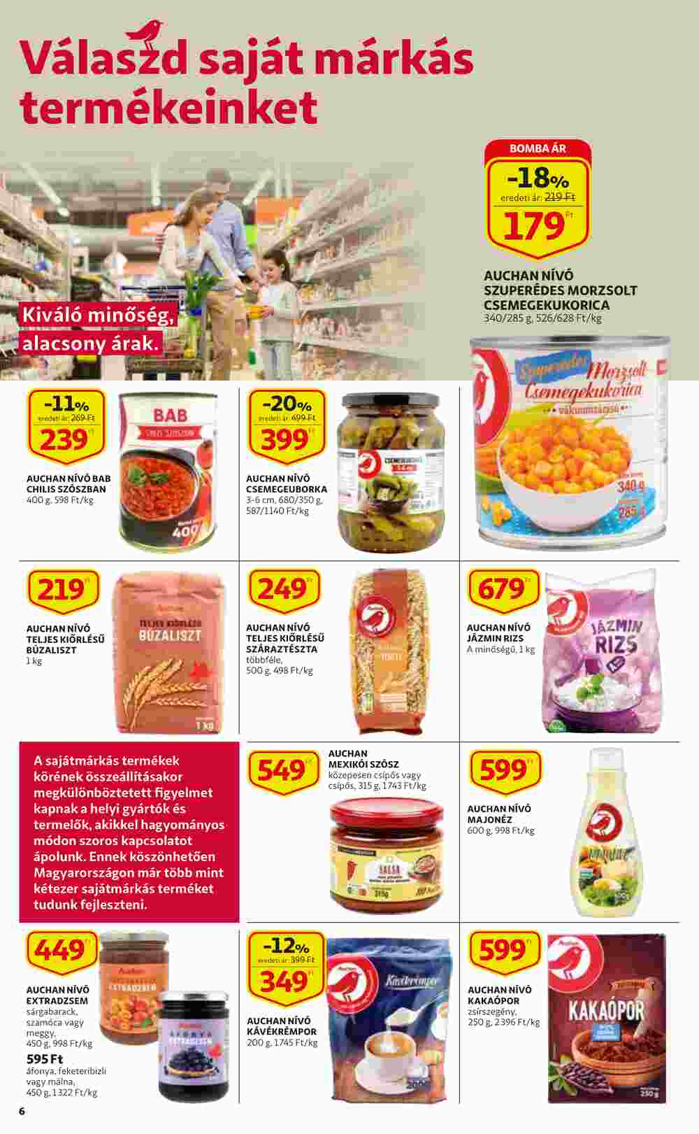 Auchan akciós újság 2022.02.17-től - 6. oldal.