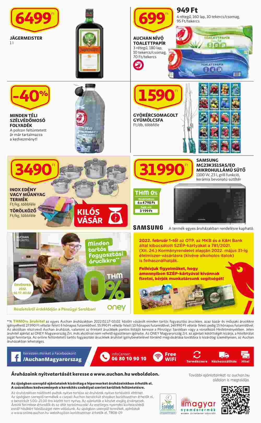 Auchan akciós újság 2022.02.17-től - 60. oldal.
