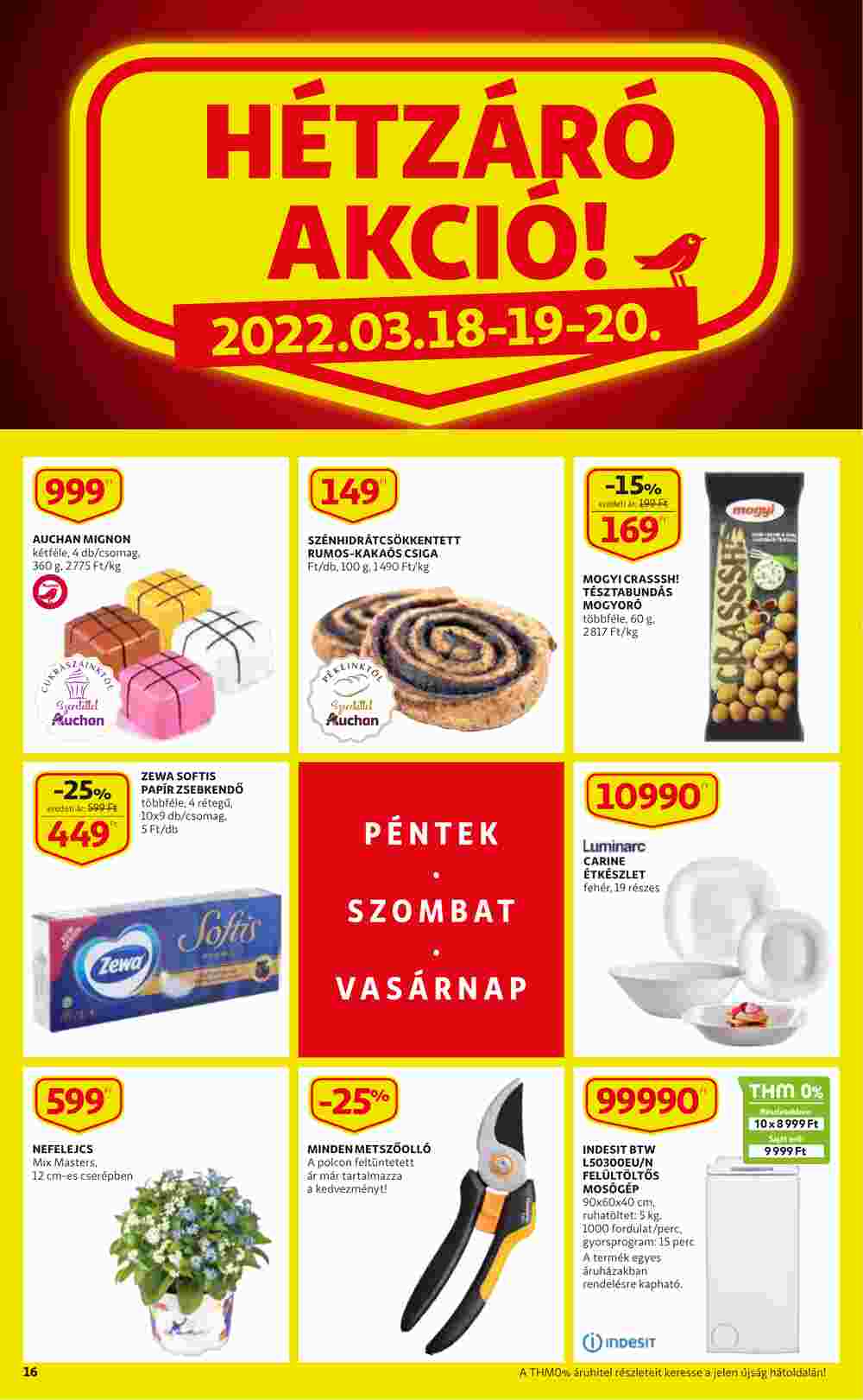 Auchan akciós újság 2022.03.17-től - 16. oldal.