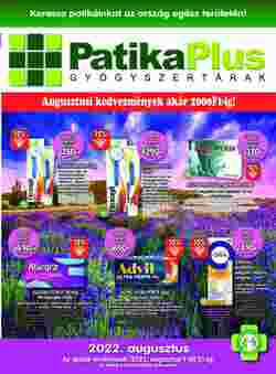 PatikaPlus akciós újság 2022.08.01-től