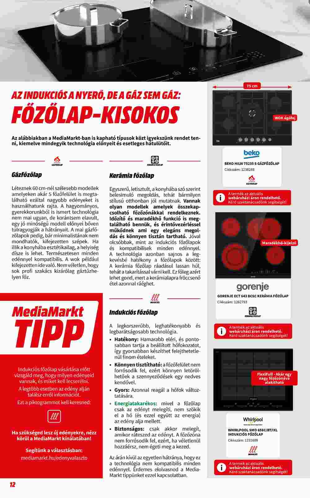 Media Markt akciós újság 2022.08.04-től - 12. oldal.
