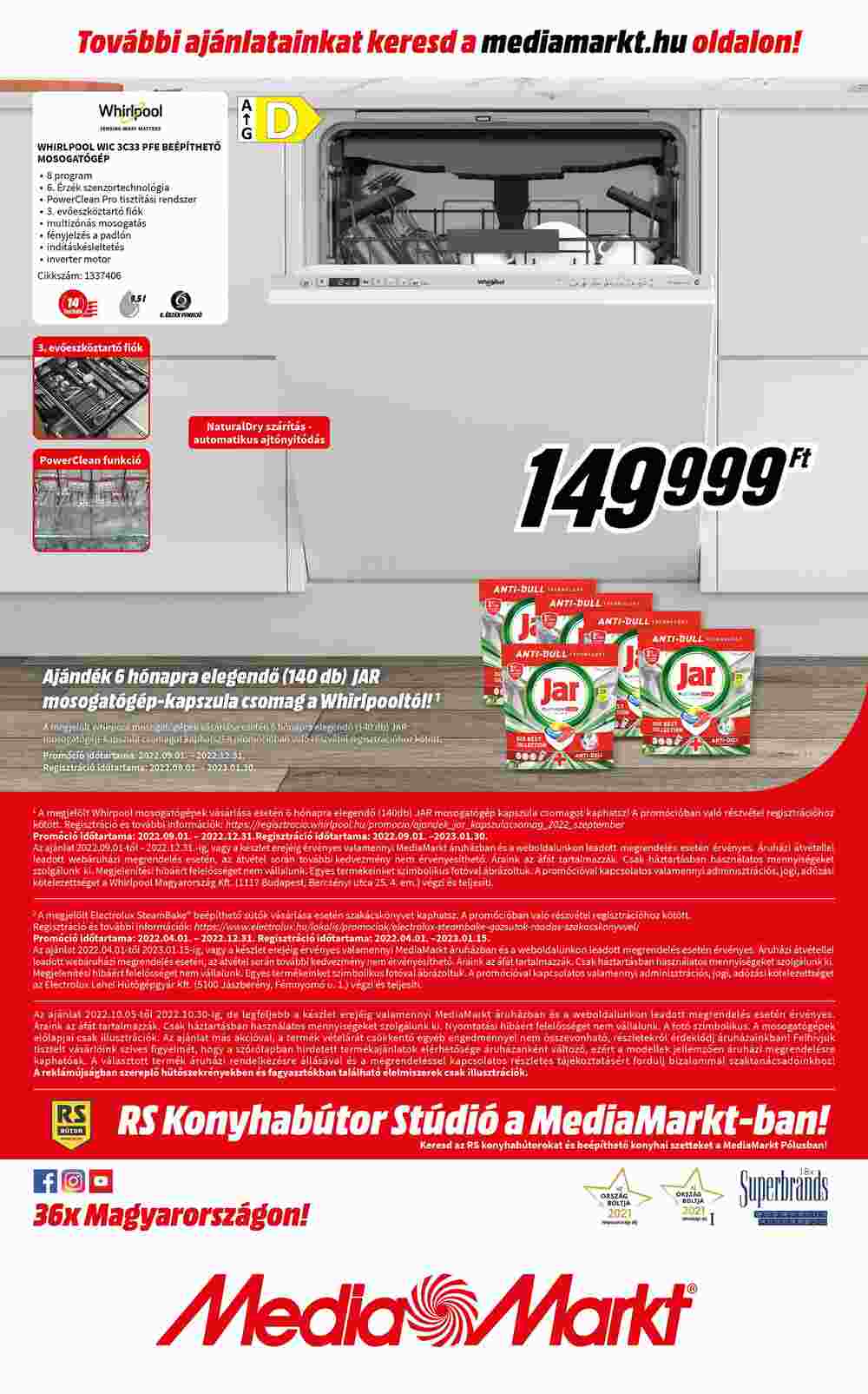 Media Markt akciós újság 2022.10.05-től - 20. oldal.