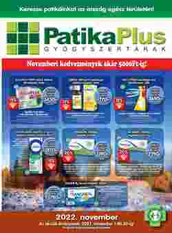 PatikaPlus akciós újság 2022.11.01-től