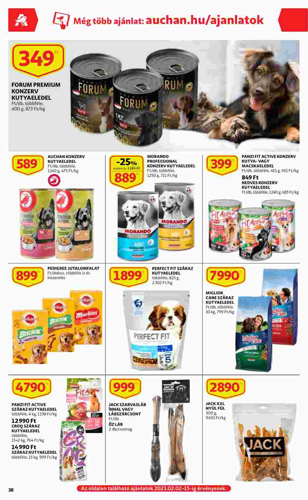 Auchan akciós újság 2023.02.02-től - 38. oldal.