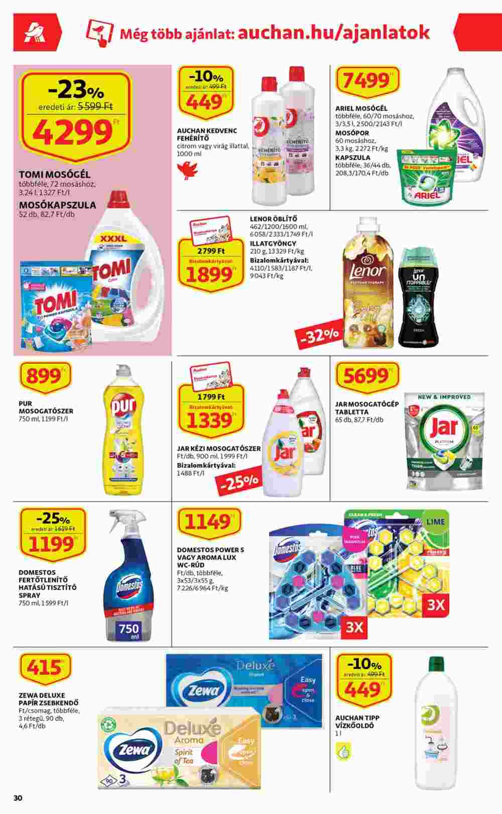 Auchan akciós újság 2023.03.02-től - 30. oldal.