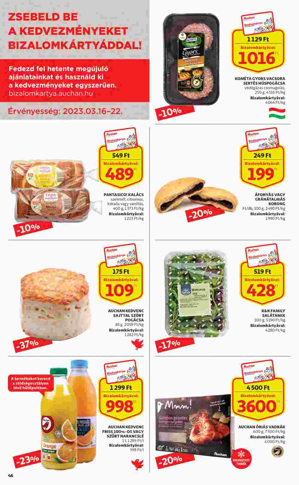 Auchan akciós újság 2023.03.16-tól - 46. oldal.