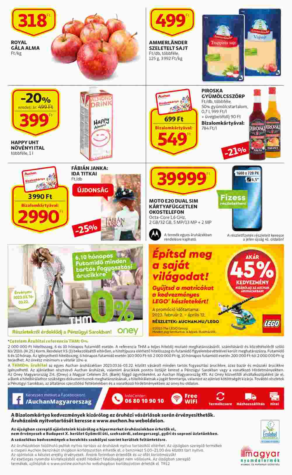 Auchan akciós újság 2023.03.16-tól - 52. oldal.
