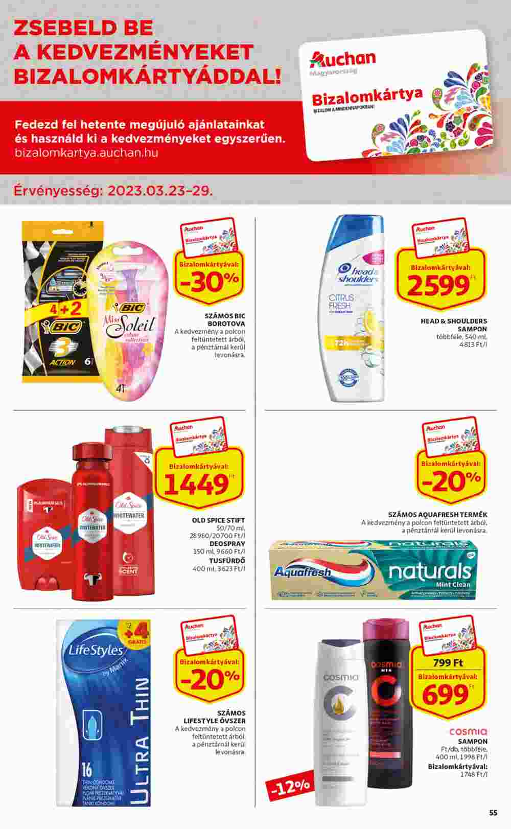 Auchan akciós újság 2023.03.23-tól - 55. oldal.