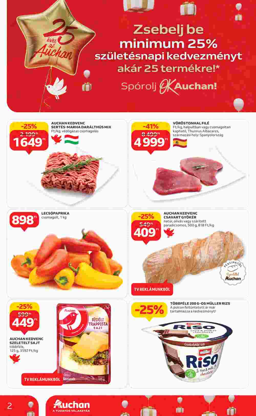 Auchan akciós újság 2023.05.25-től - 2. oldal.
