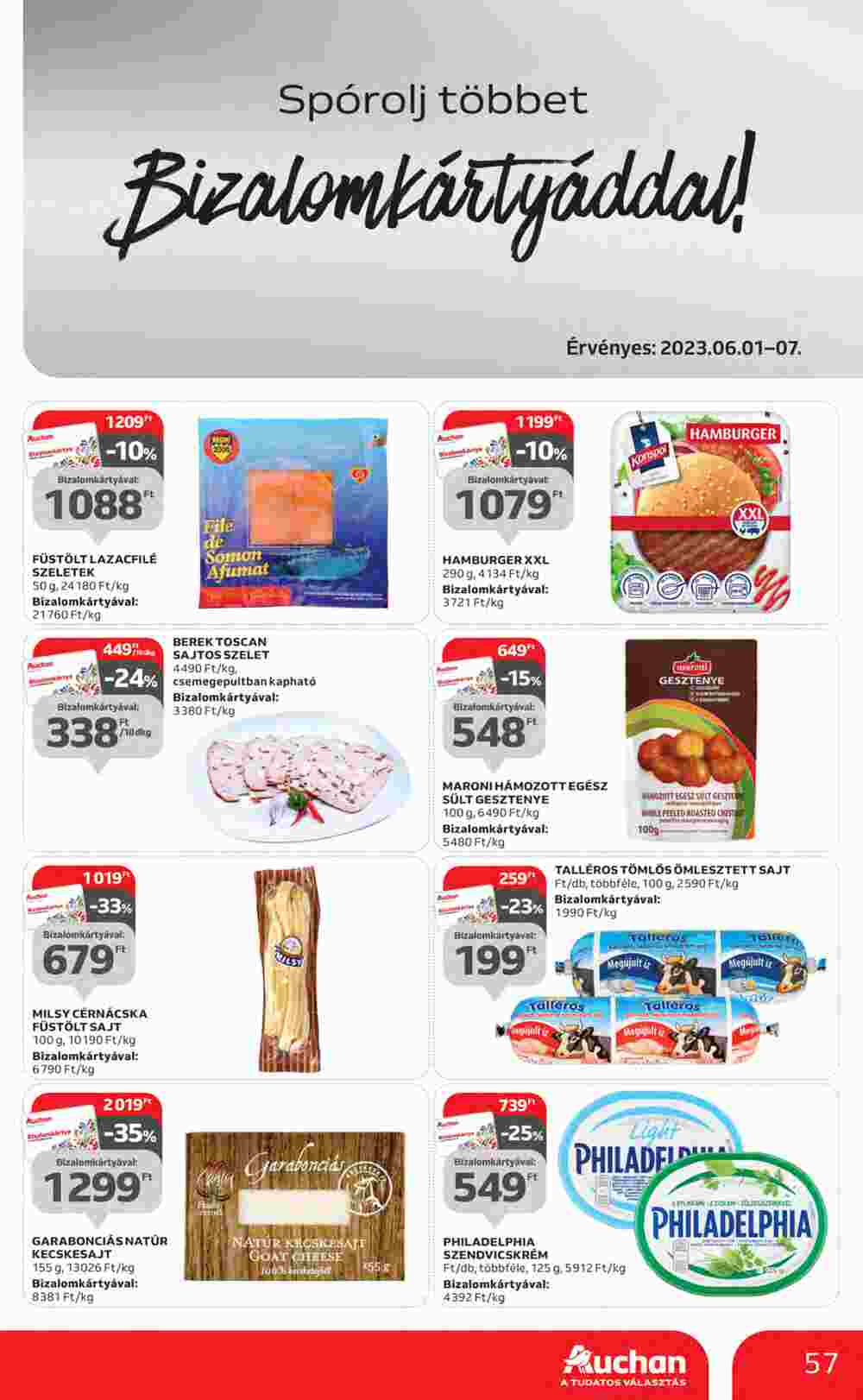 Auchan akciós újság 2023.06.01-től - 57. oldal.