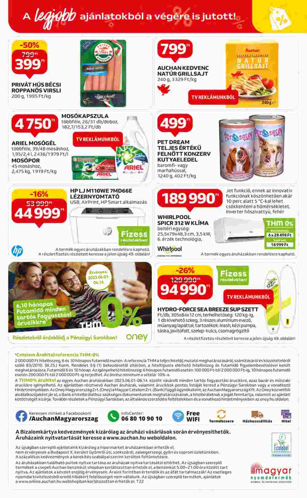 Auchan akciós újság 2023.06.01-től - 62. oldal.