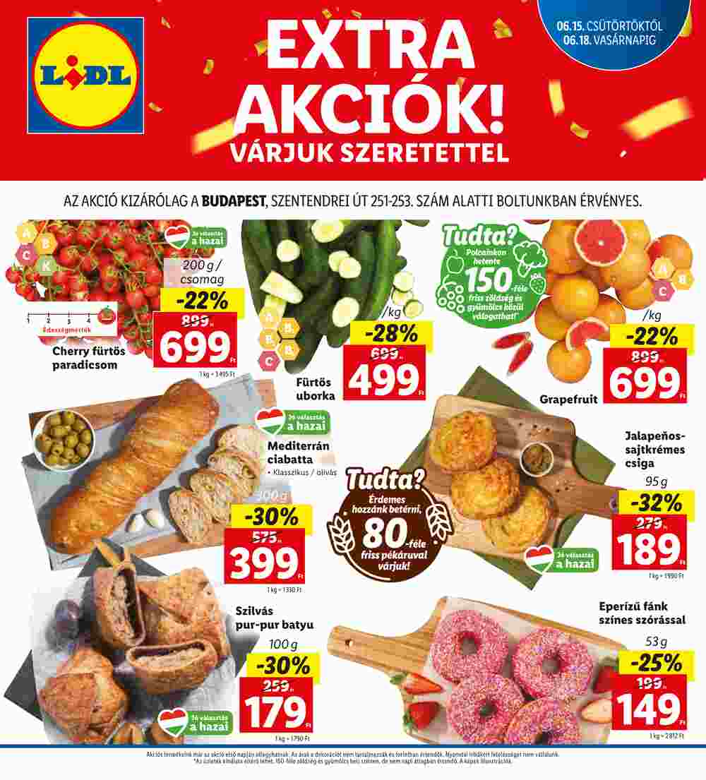 Lidl akciós újság 2023.06.15-től - 1. oldal.