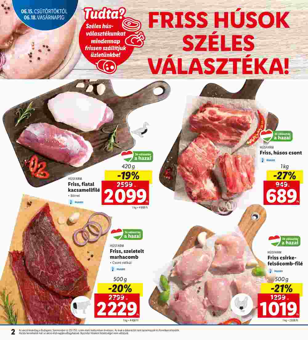 Lidl akciós újság 2023.06.15-től - 2. oldal.