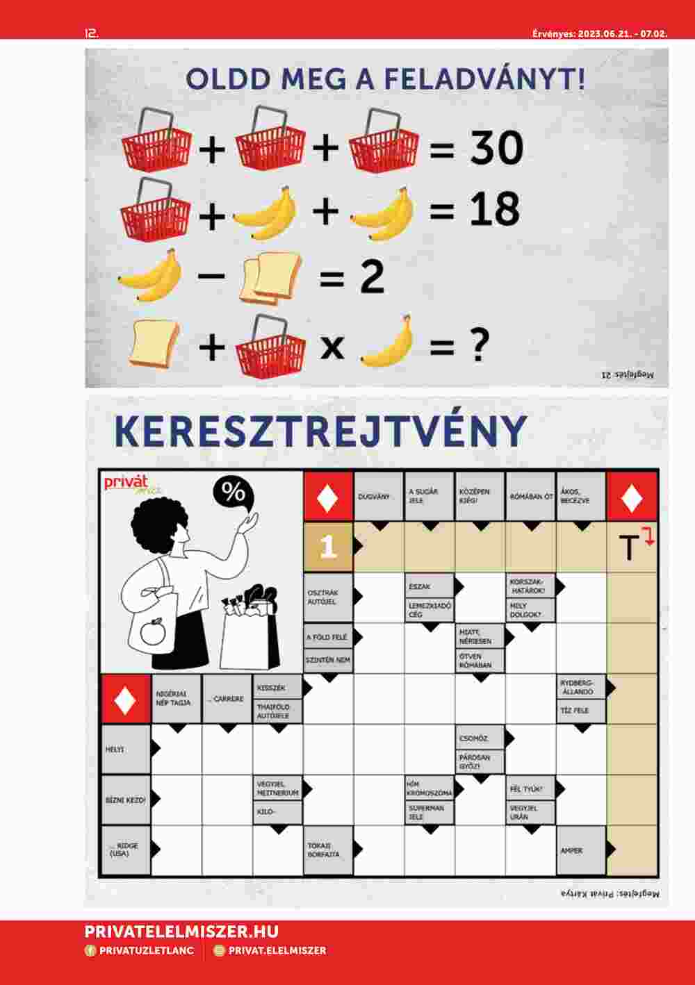 Privát akciós újság 2023.06.21-től - 12. oldal.