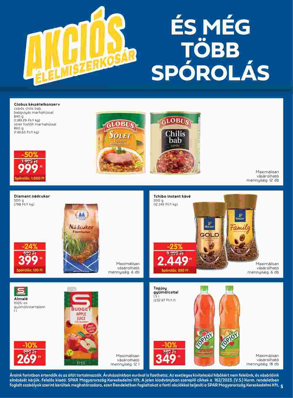 Spar akciós újság 2023.06.22-től - 5. oldal.