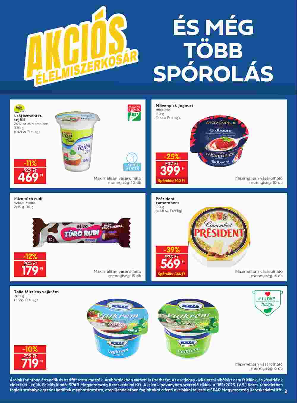 Spar akciós újság 2023.06.29-től - 3. oldal.