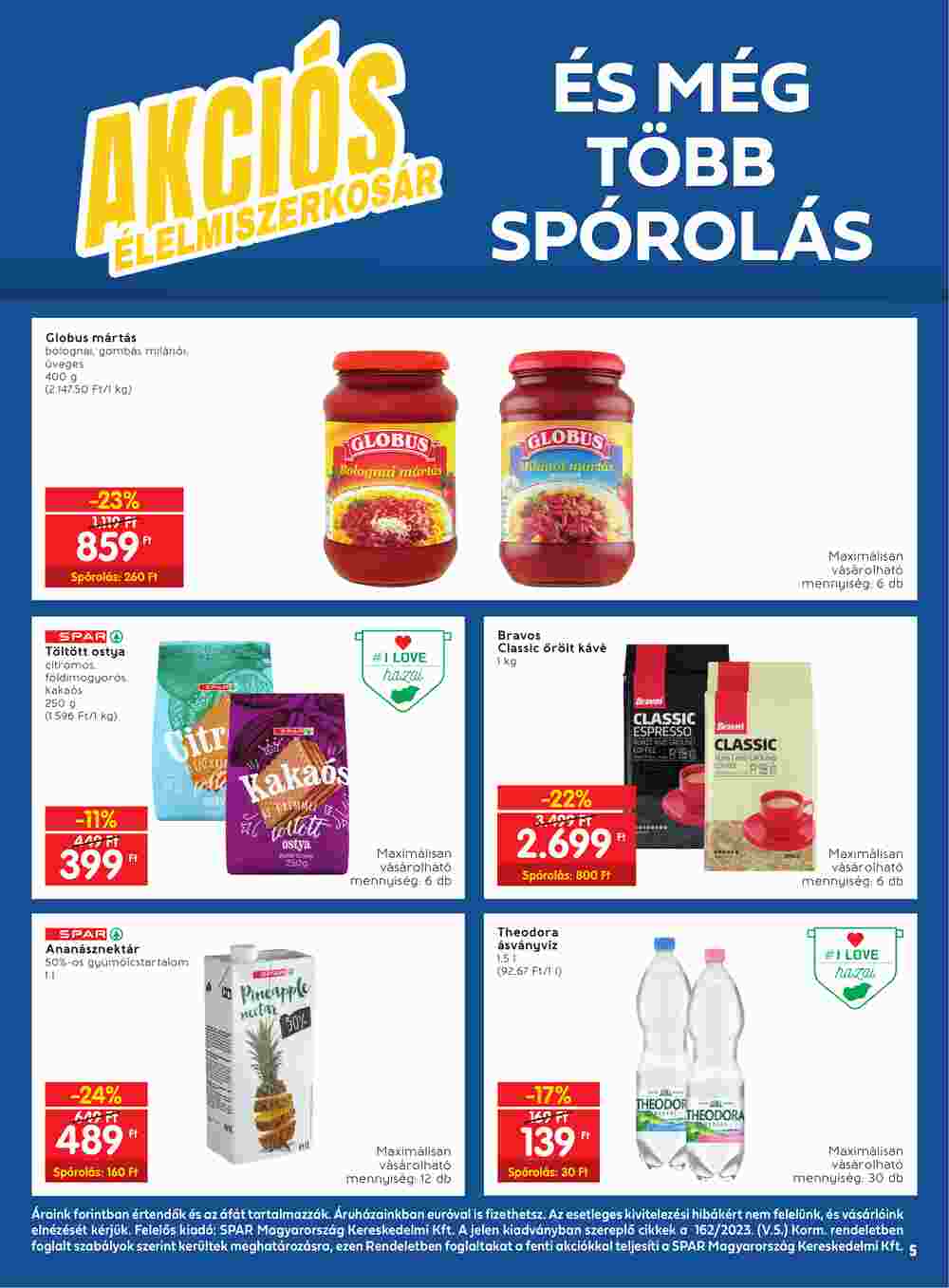 Spar akciós újság 2023.06.29-től - 5. oldal.