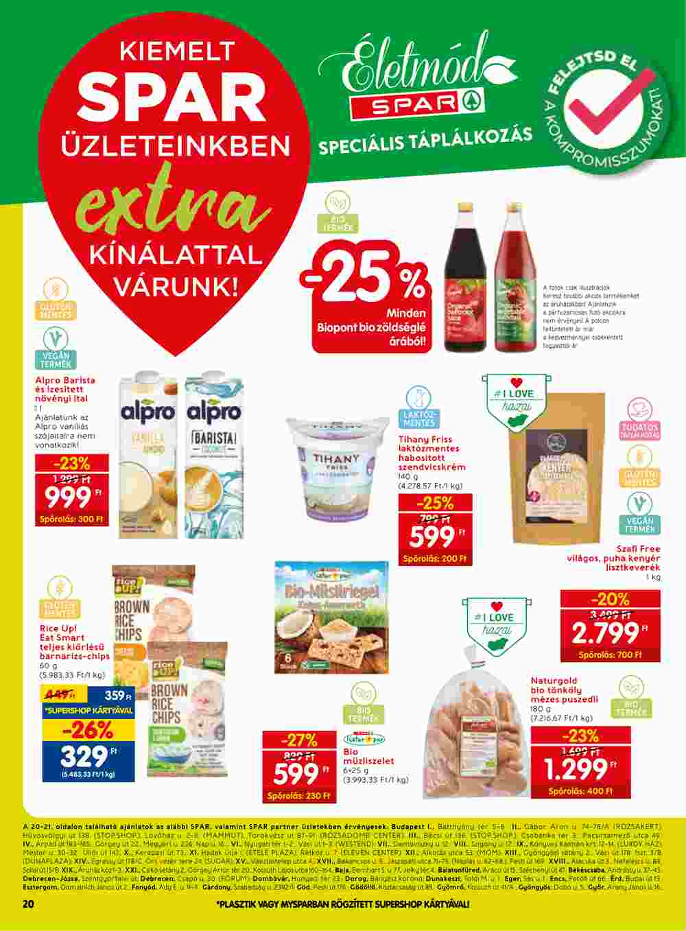 Spar Extra akciós újság 2023.07.13-tól - 1. oldal.