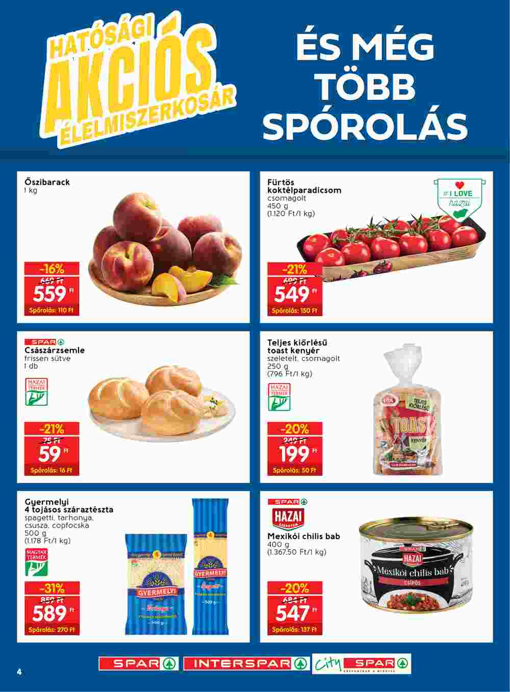 Spar akciós újság 2023.07.13-tól - 4. oldal.