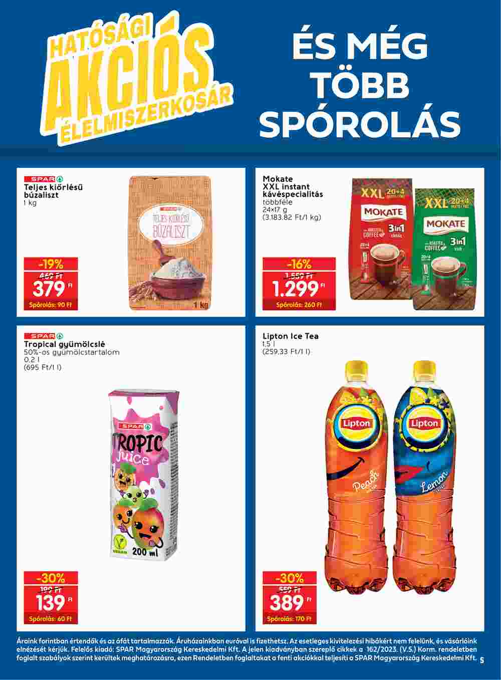 Spar akciós újság 2023.07.20-tól - 5. oldal.