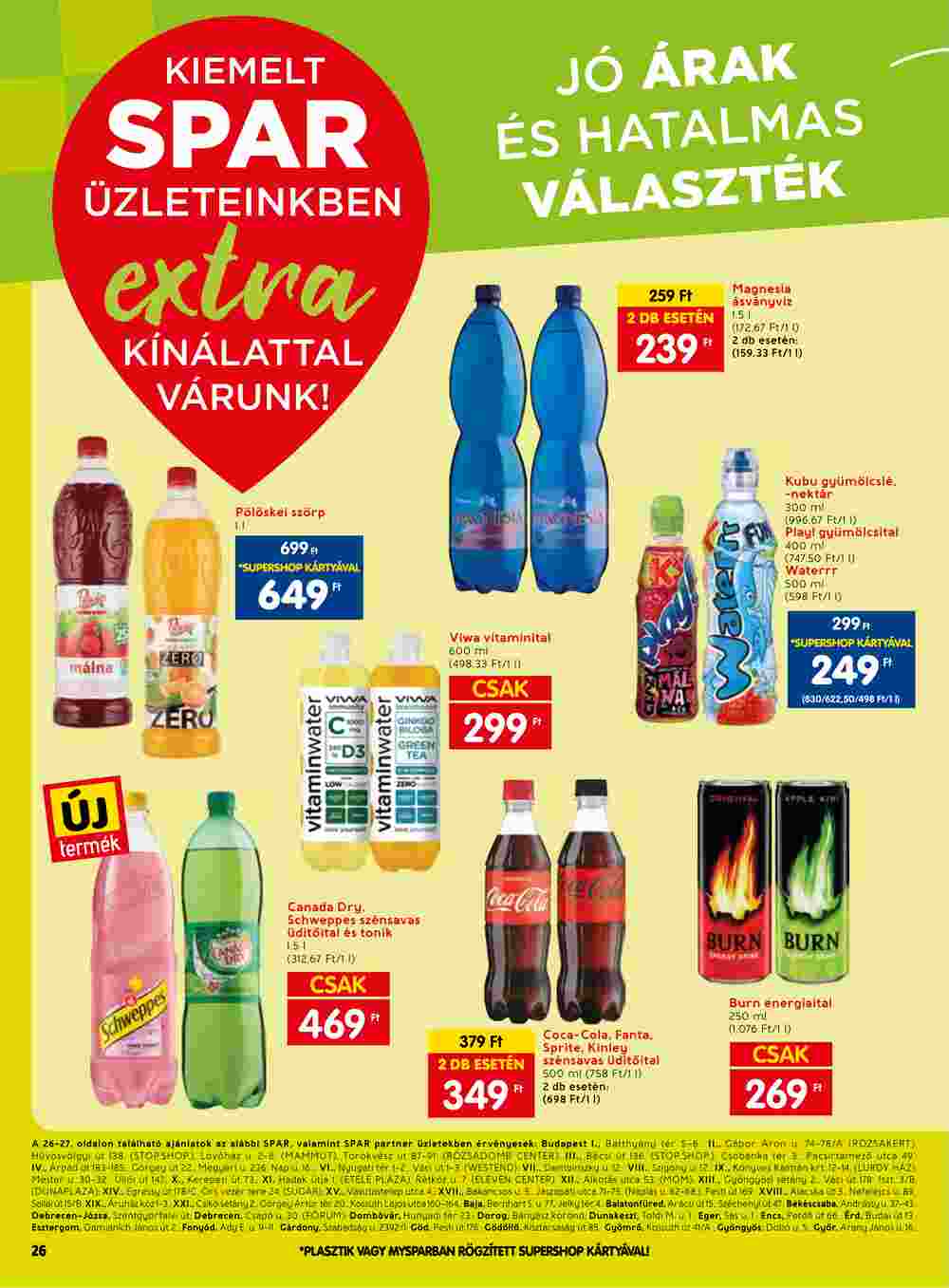 Spar Extra akciós újság 2023.07.20-tól - 7. oldal.