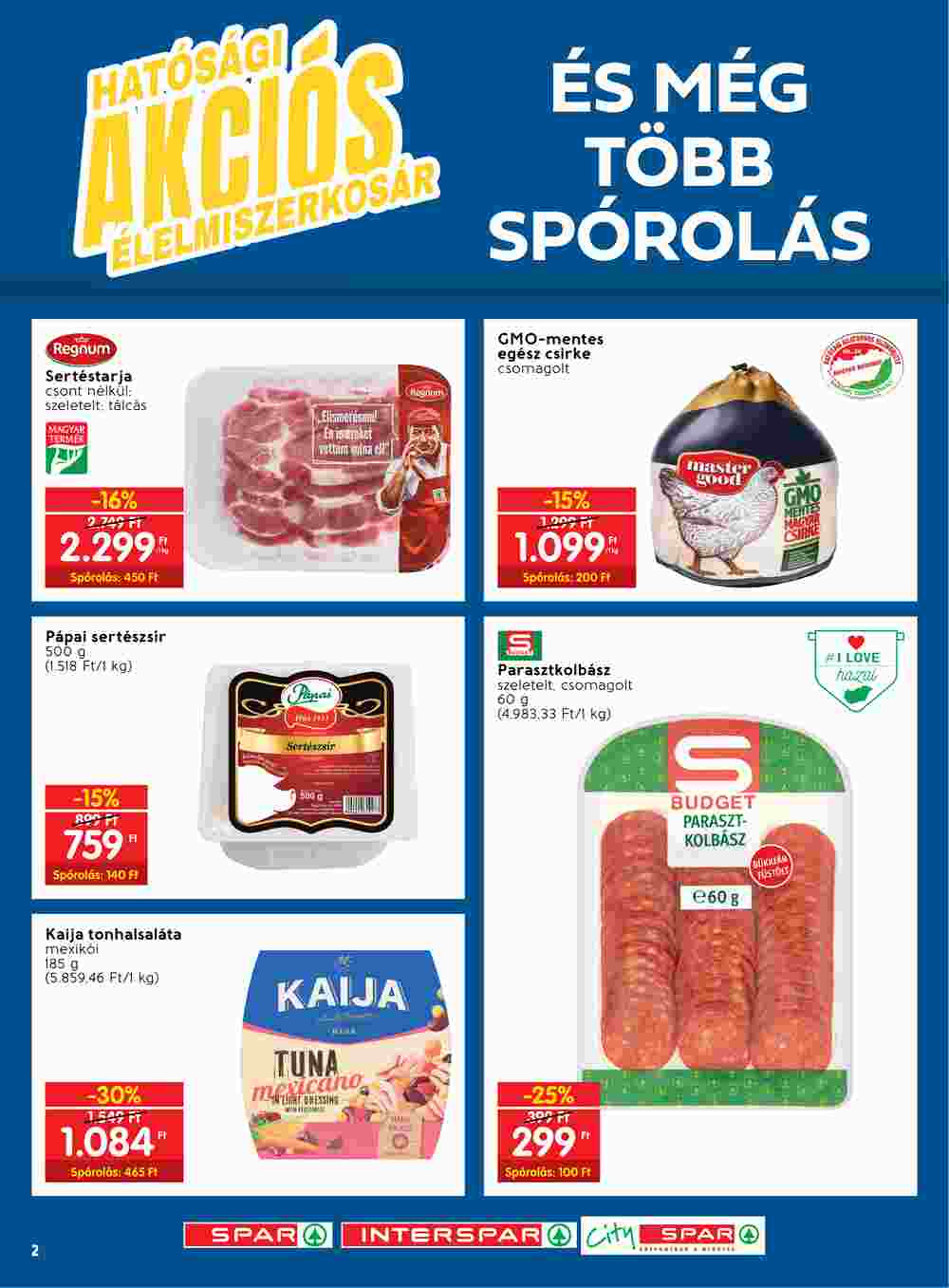 Spar akciós újság 2023.07.27-től - 2. oldal.