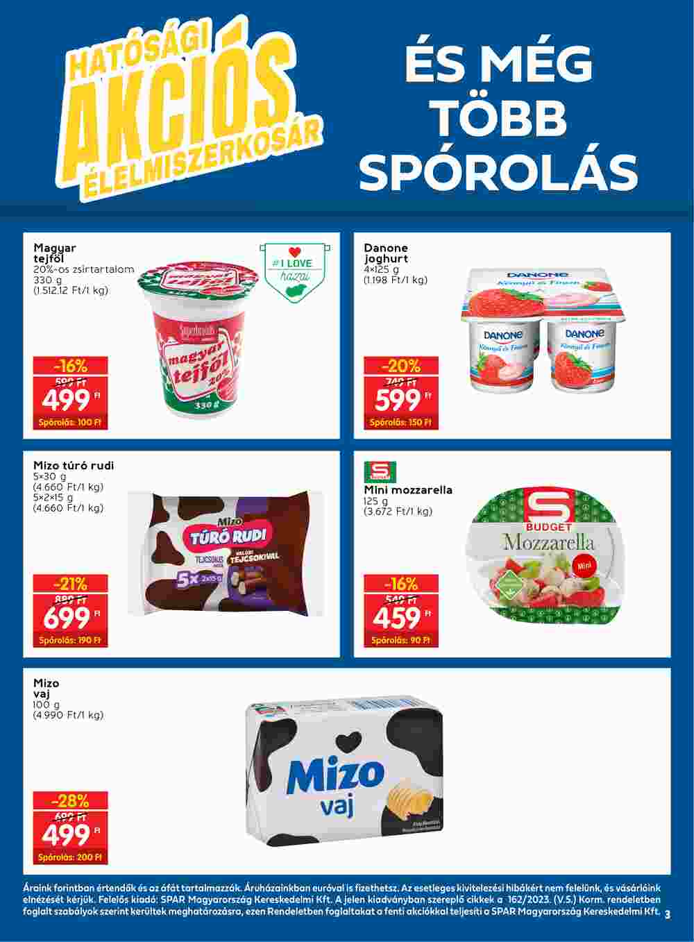 Spar akciós újság 2023.07.27-től - 3. oldal.