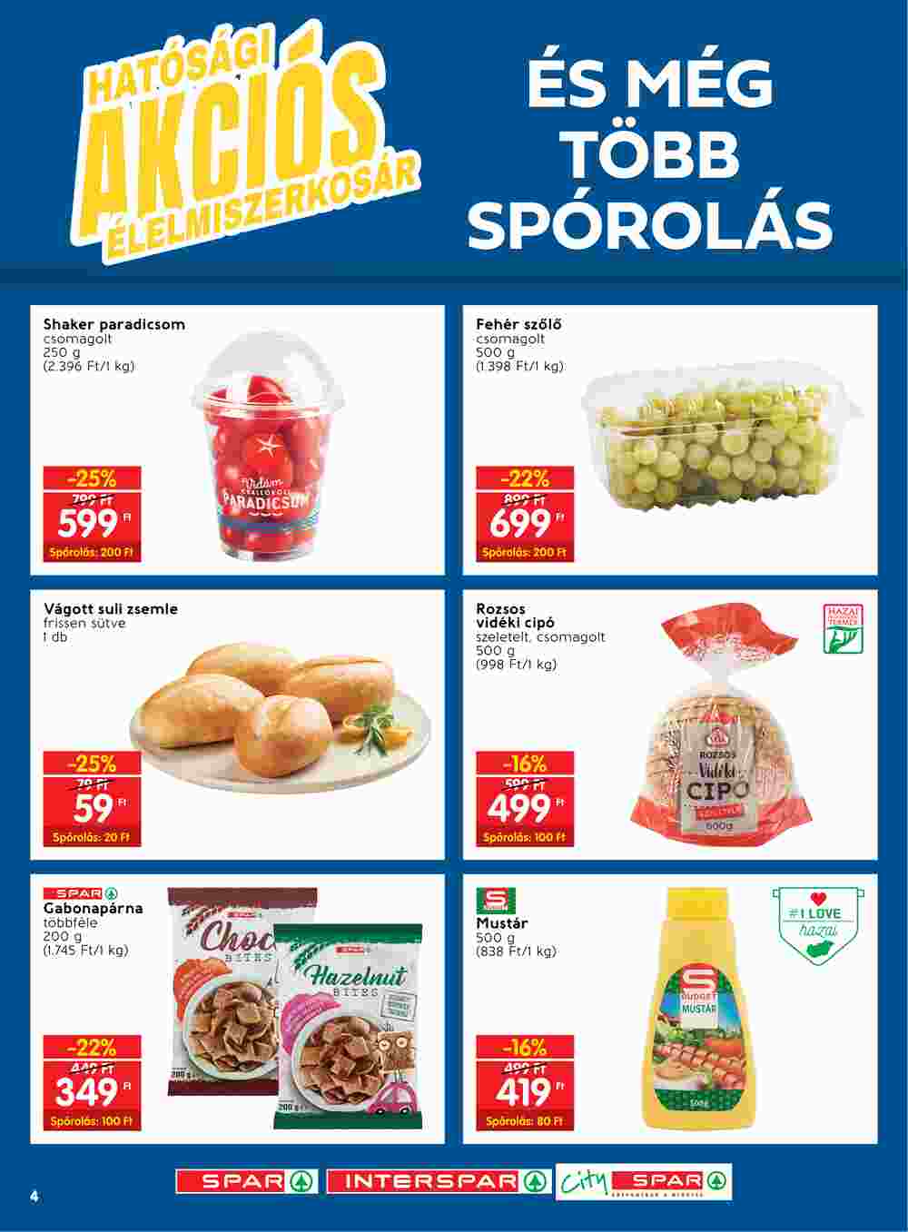 Spar akciós újság 2023.07.27-től - 4. oldal.