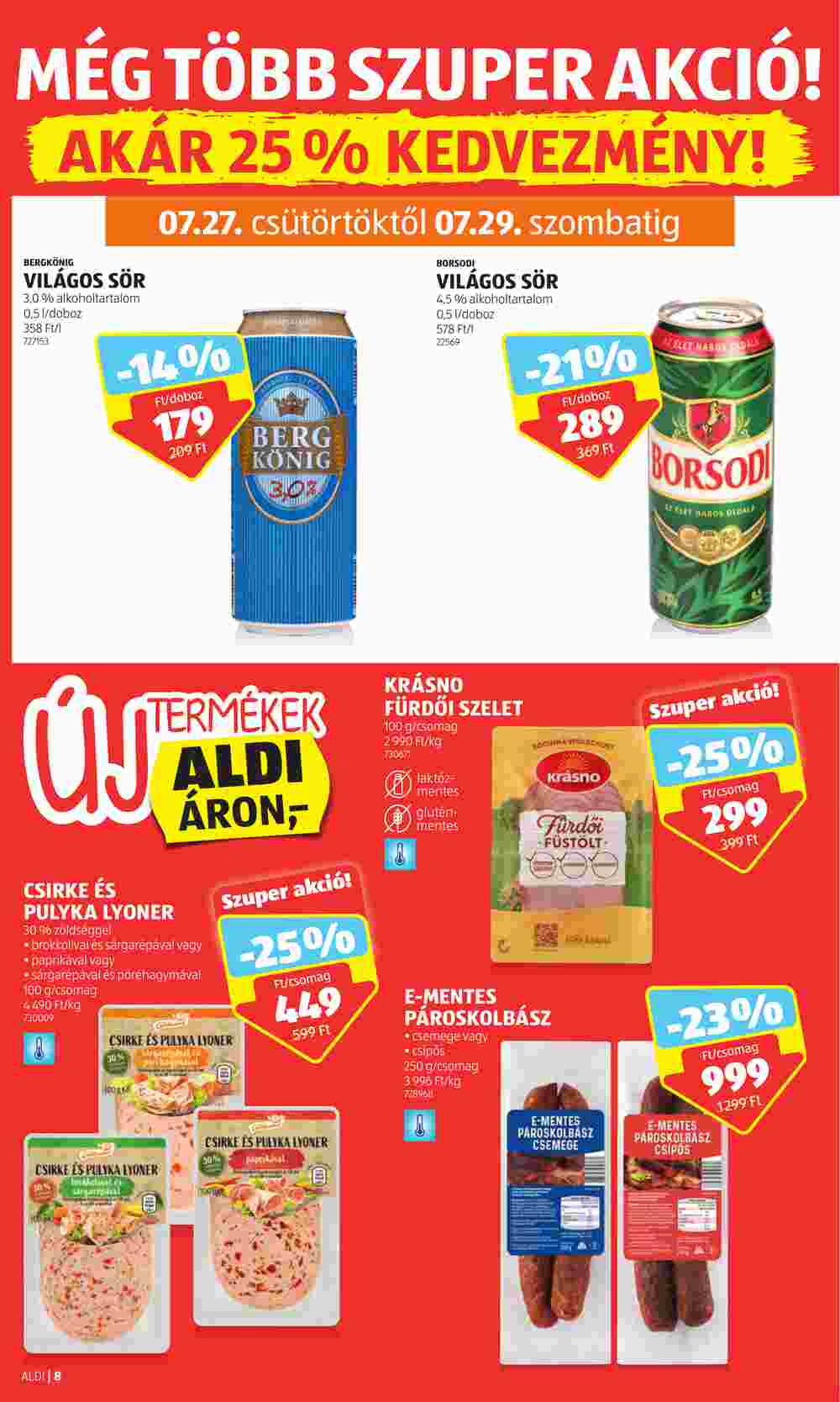 Aldi akciós újság 2023.07.27-től - 10. oldal.