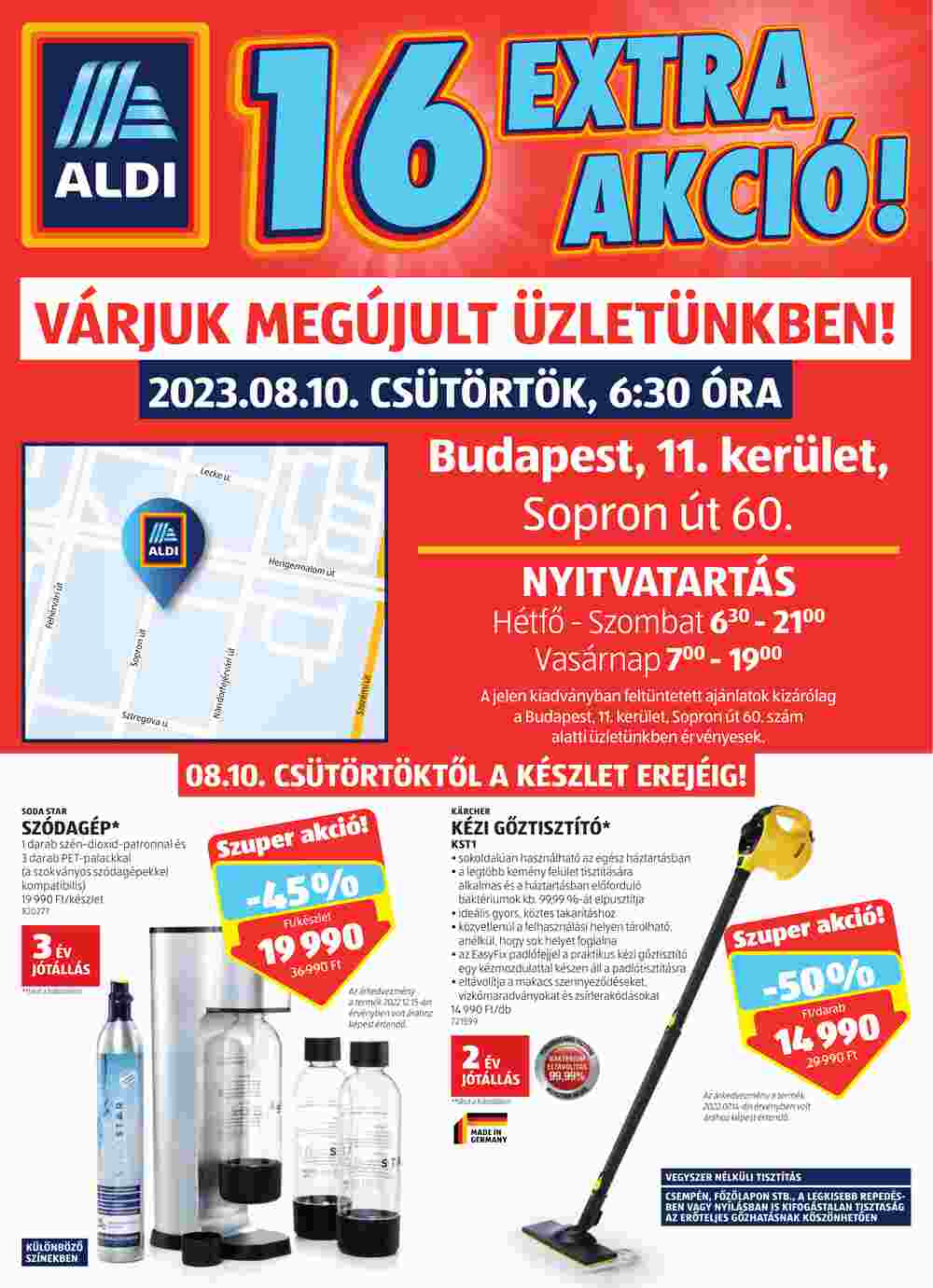 Aldi akciós újság 2023.08.10-től - 1. oldal.