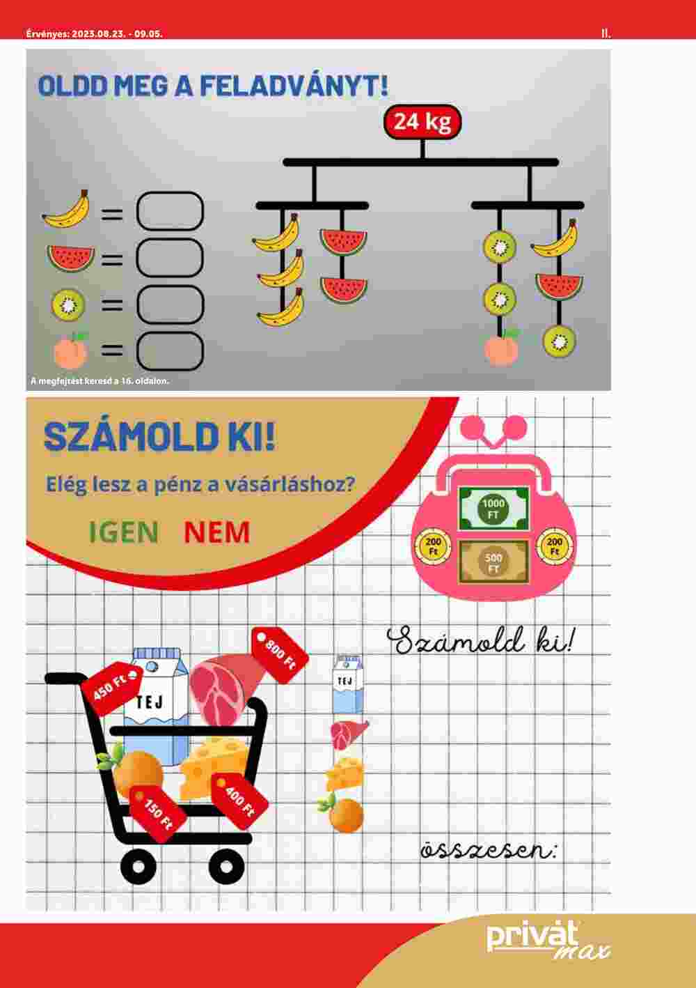 Privát akciós újság 2023.08.23-tól - 11. oldal.