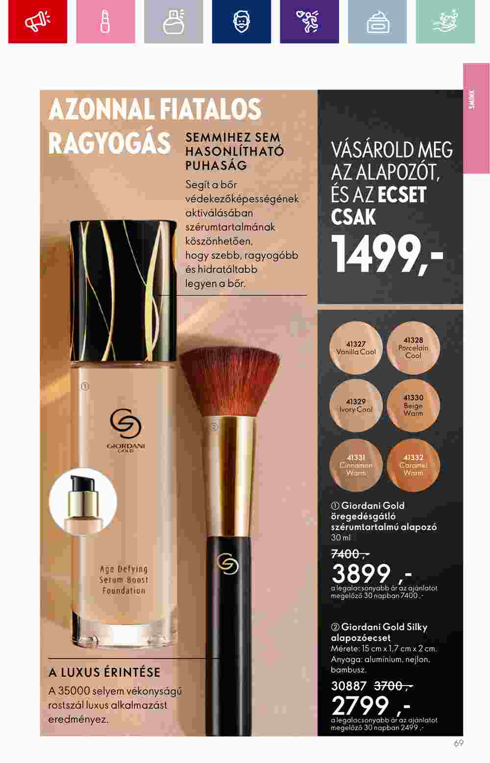 Oriflame akciós újság 2023.08.30-tól - 69. oldal.