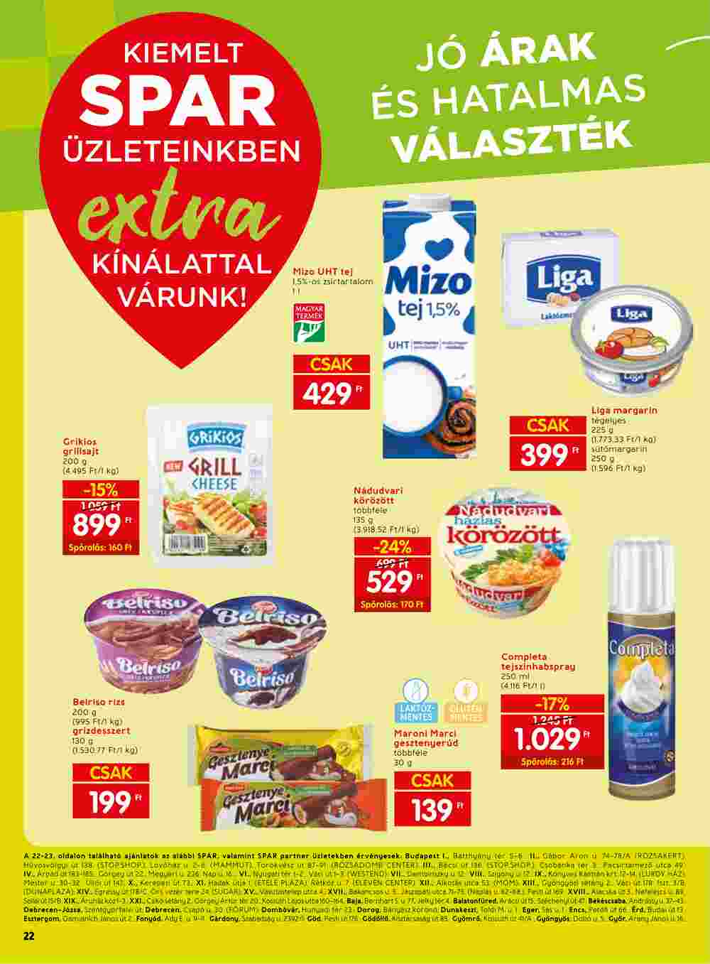 Spar Extra akciós újság 2023.08.31-től - 3. oldal.